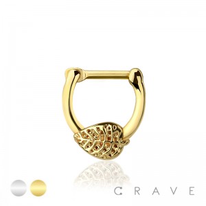 LEAF TOP DESIGN SEPTUM HINGED CLICKER